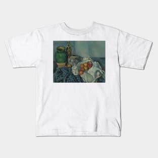 Still Life with Apples by Paul Cezanne Kids T-Shirt